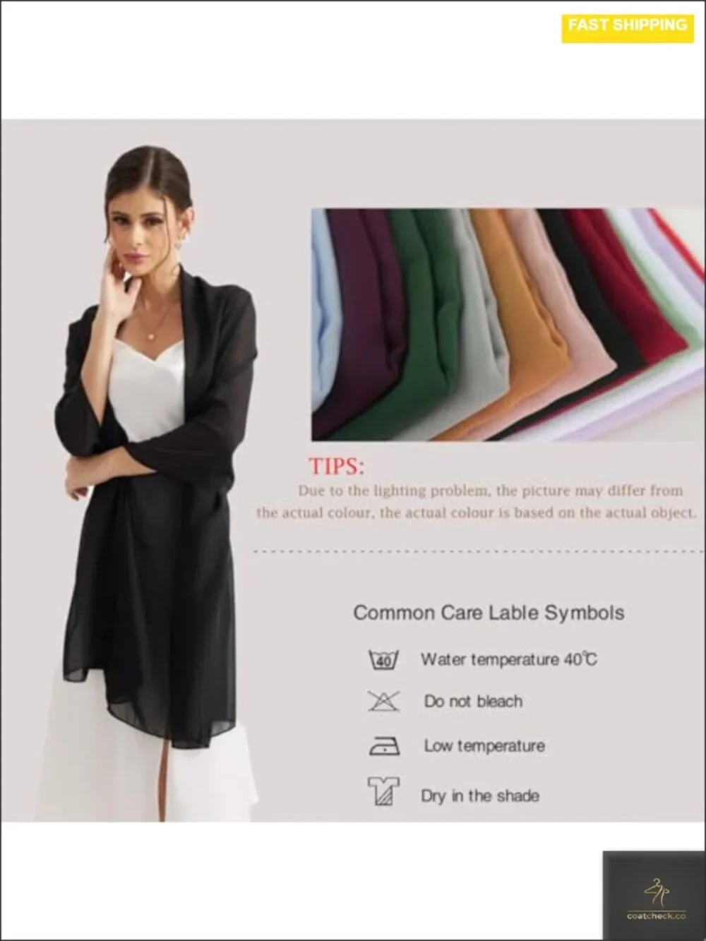 Chiffon Pashmina Shawl Wrap Sheer Evening Scarf Bridal